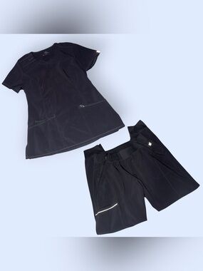 Cherokee Infinity Dark Grey Scrub Set